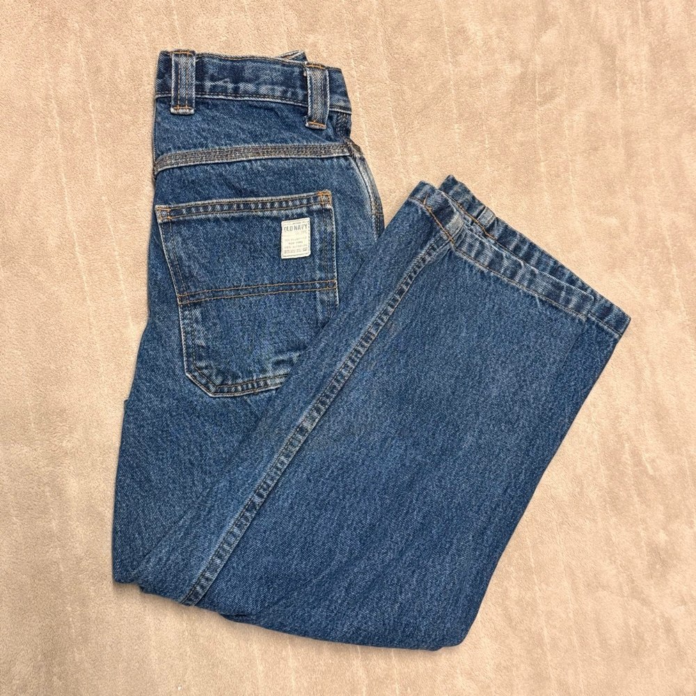 Boys Vintage Old Navy Painter's Jeans Size 8‎ Blue